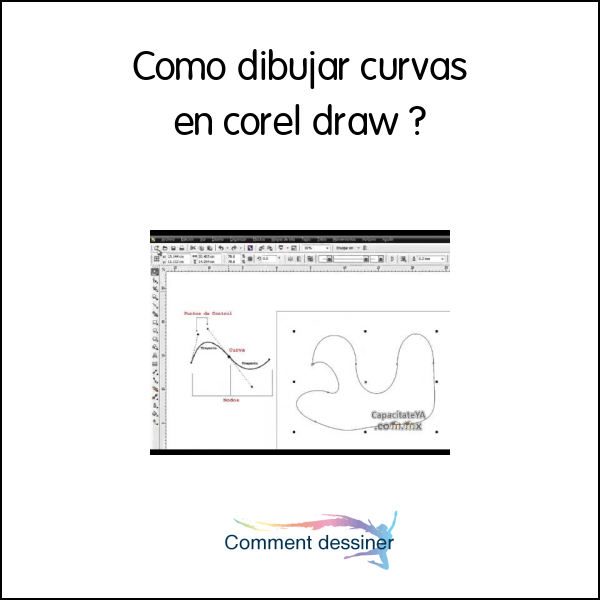 Como dibujar curvas en corel draw